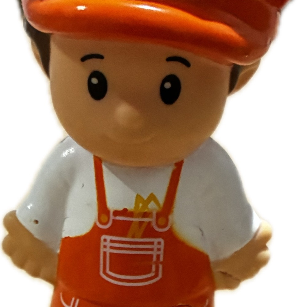 Orange and White Children's Play Figure Toy - Unbranded